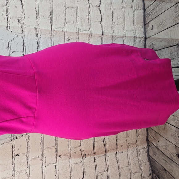 Express Fuchsia Bodycon Knee-Length Dress Size 6 NWT - Picture 4 of 11